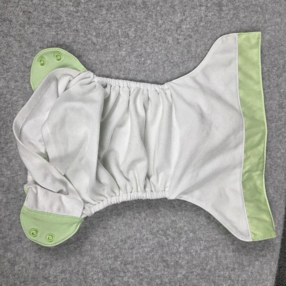 BumGenius Buttons Reusable‎ Cloth Diapers Lot 4 OSFM Newborn USA Multicolor